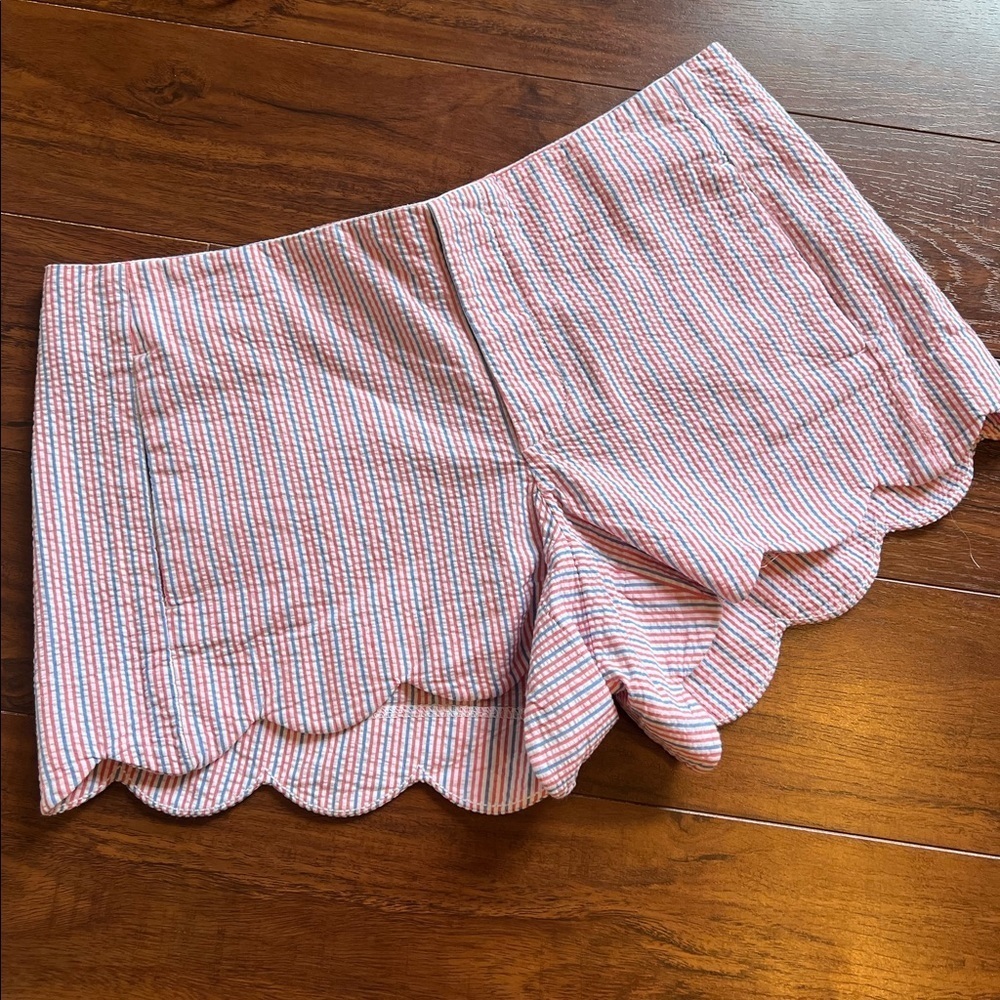 Lilly Pulitzer Striped Back Zip Shorts